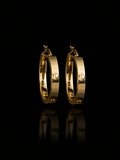 Argollas con Diseno de Tornillo